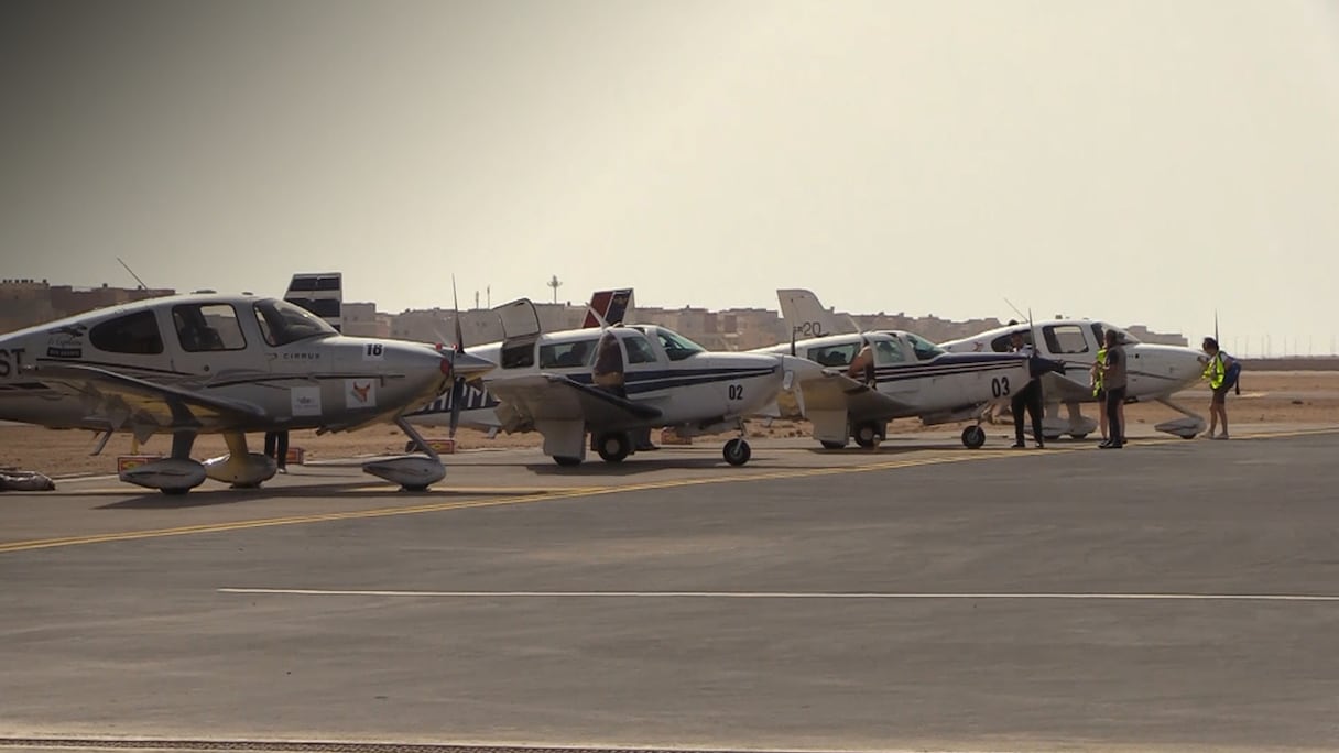 Le Rallye aérien Toulouse Saint-Louis du Sénégal a fait escale, mercredi 21 septembre 2022, à Dakhla.