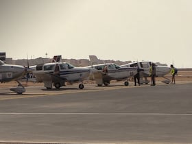 Le Rallye aérien Toulouse Saint-Louis du Sénégal a fait escale, mercredi 21 septembre 2022, à Dakhla.