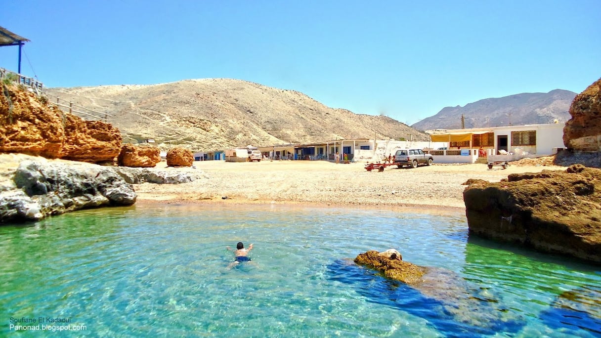 Plage Tcharraba, cap des Trois Fourches (province de Nador).