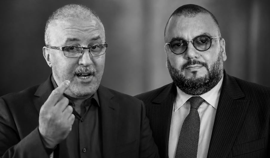De gauche à droite: le youtubeur Hicham Jerando et l'ex-agent Mehdi Hijaouy.