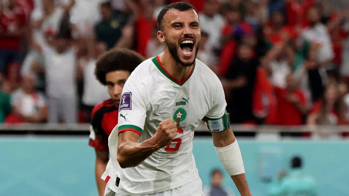 Romain Saïss, le capitaine des Lions de l'Atlas.