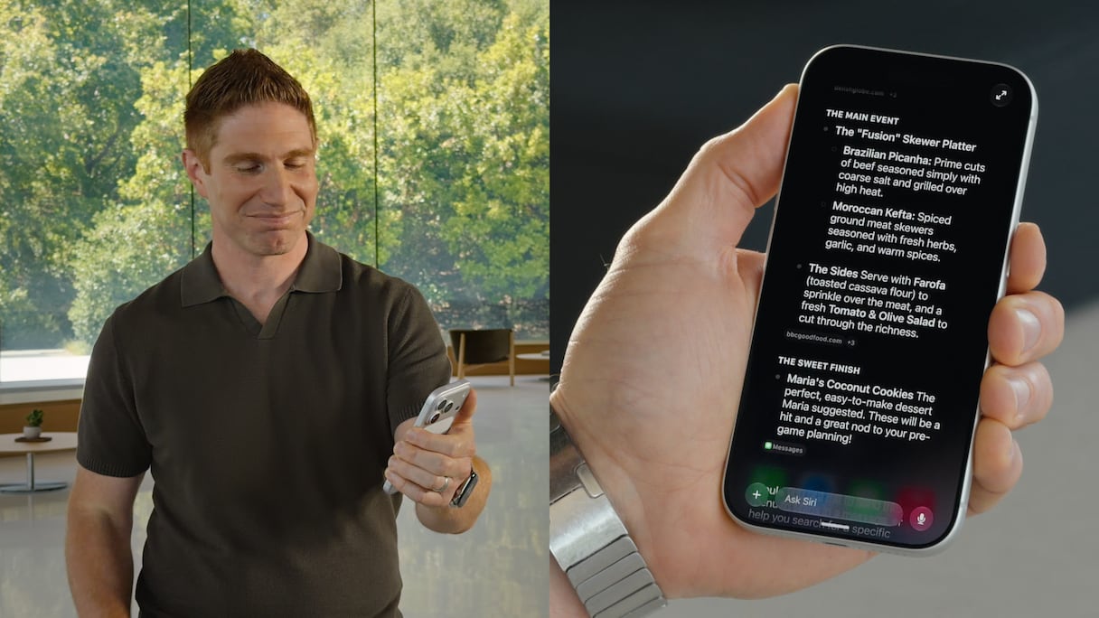 Justin Titi, directeur Apple de l'expérience système iOS, lors de la WWDC26.