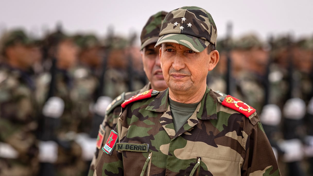 Le général de corps d’armée, Mohammed Berrid, inspecteur général des FAR et Commandant la Zone Sud.