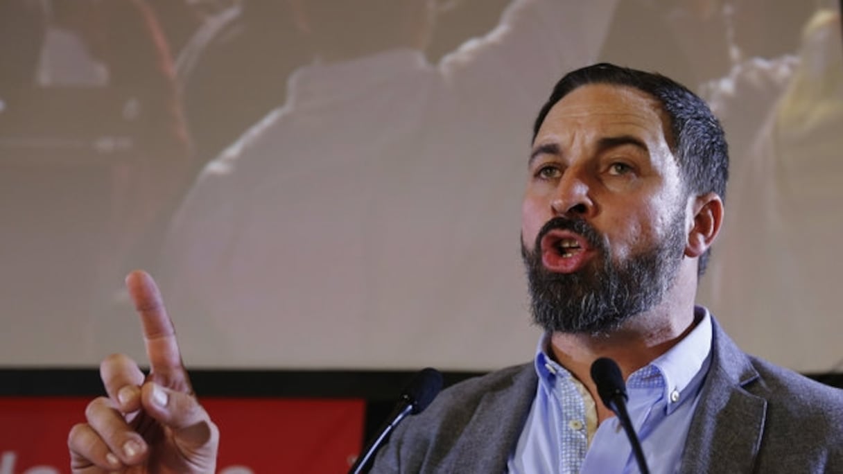 Santiago Abascal, président du parti d’extrême-droite espagnol Vox.