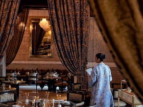 Le restaurant La Grande table marocaine, au Royal Mansour Marrakech.