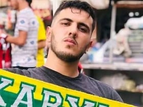 Lyes Guernine, jeune kabyle de 22 ans, emprisonné en Algérie pour avoir porté le maillot de l'équipe nationale marocaine.