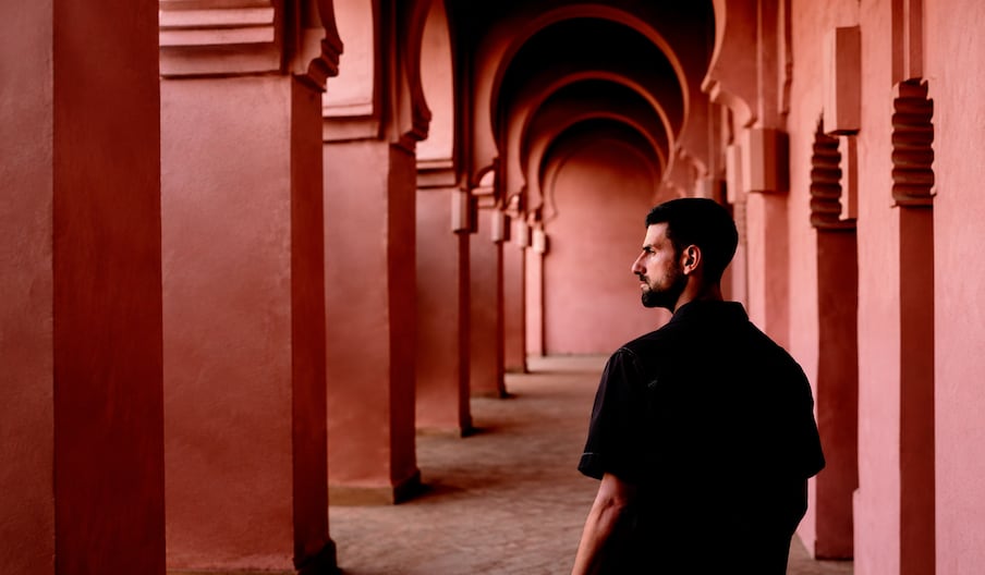 Novak Djokovic animera «Stillness and Strength: A Novak Djokovic Retreat», à Marrakech.