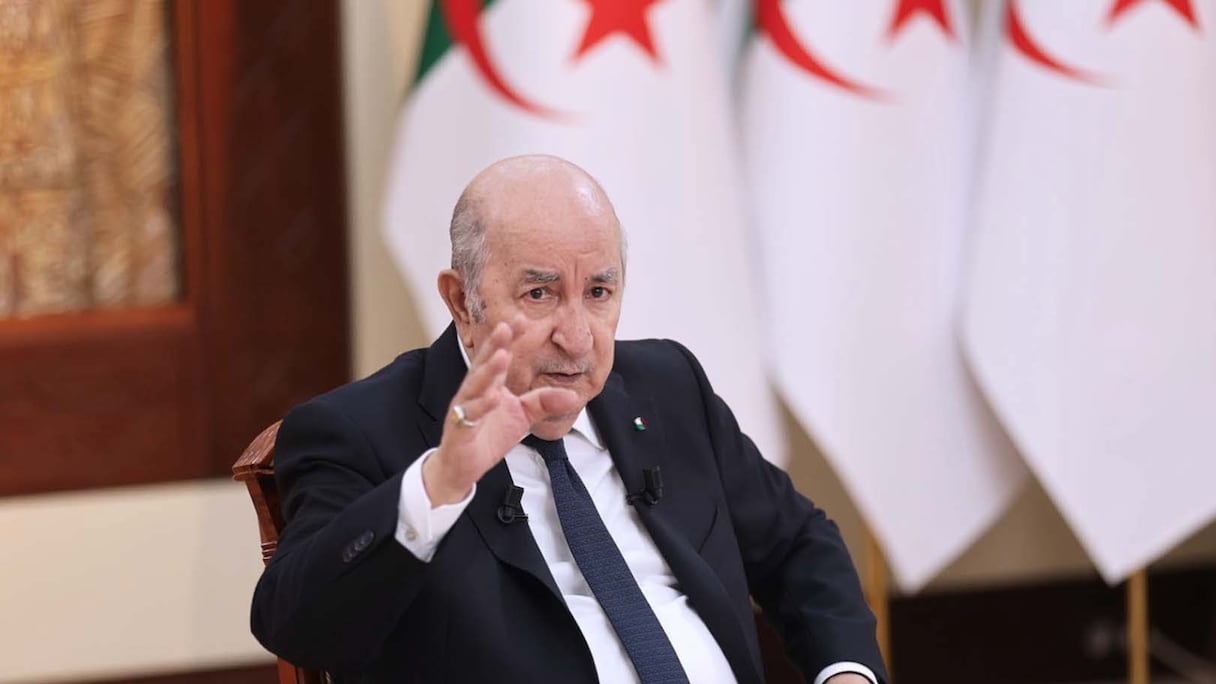 Le président algérien Abdelmadjid Tebboune.