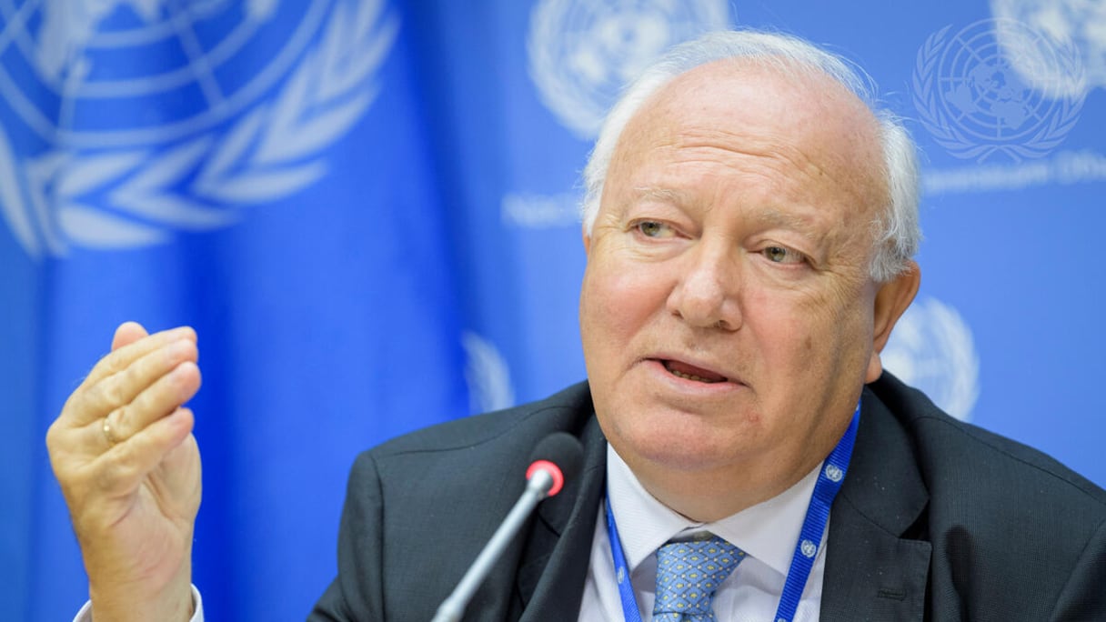 Le Haut Représentant des Nations Unies pour l'Alliance des civilisations (UNAOC), Miguel Ángel Moratinos.