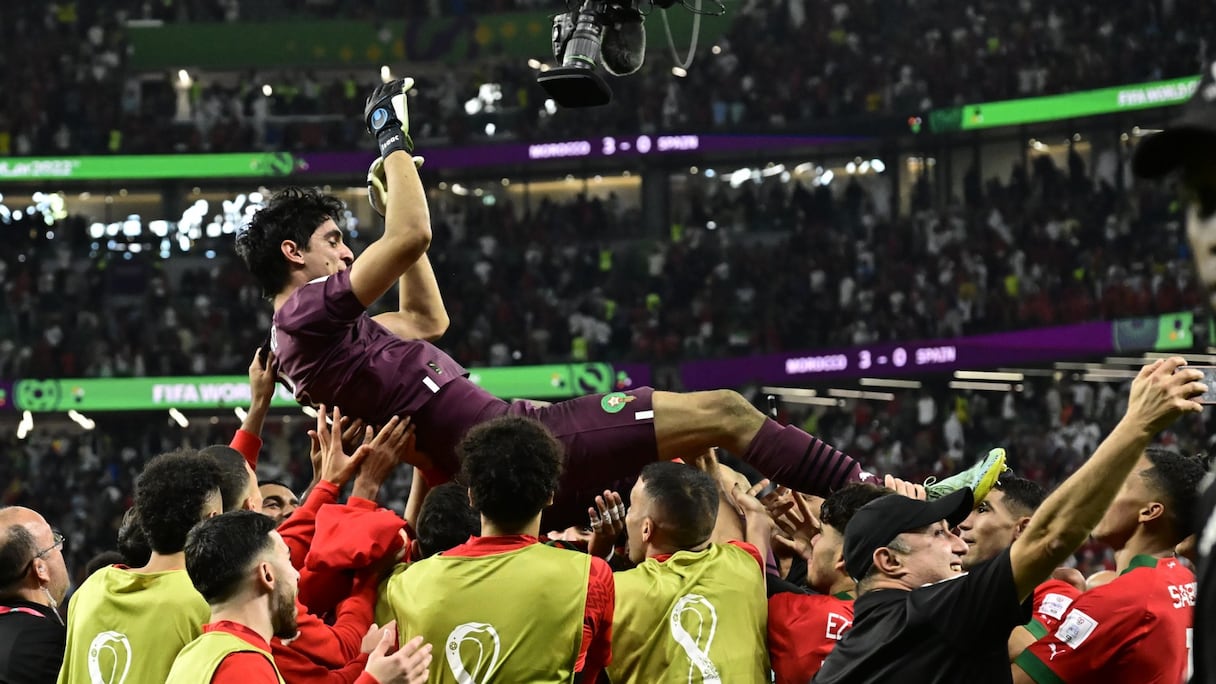 Yassine Bounou, homme du match Maroc-Espagne.