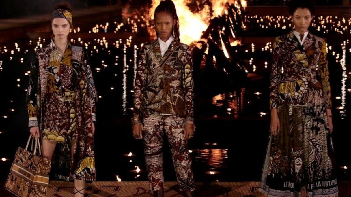 Le défilé Dior à Marrakech.