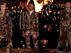 Le défilé Dior à Marrakech.